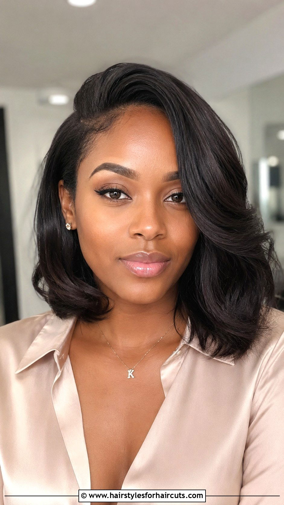 Short Deep Side Part Sew In - 25 short sew in hairstyles for black hair - 25 short sew in hairstyles for black hair