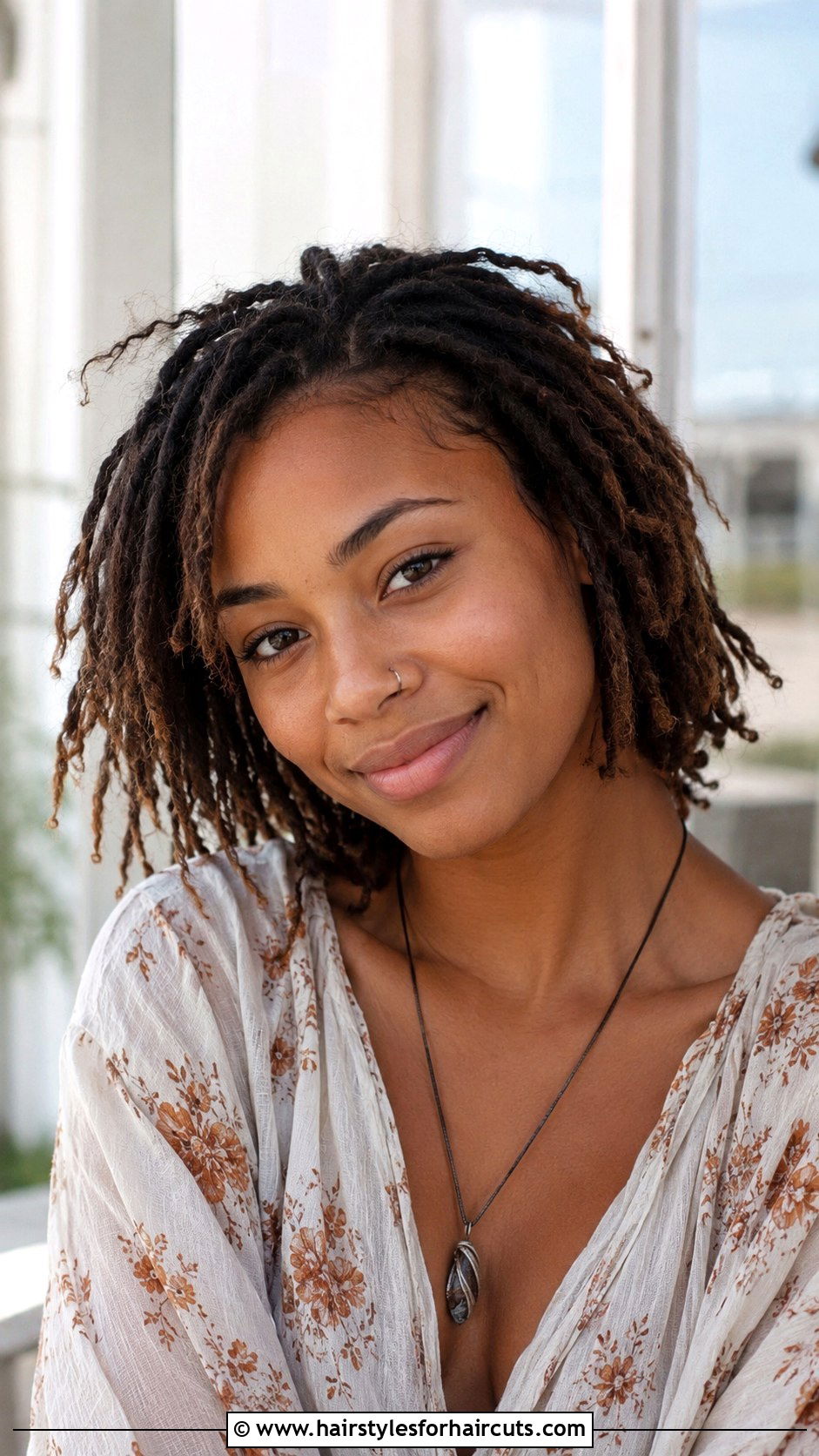 Short Distressed Locs - 25 short braids hairstyles - 25 short braids hairstyles