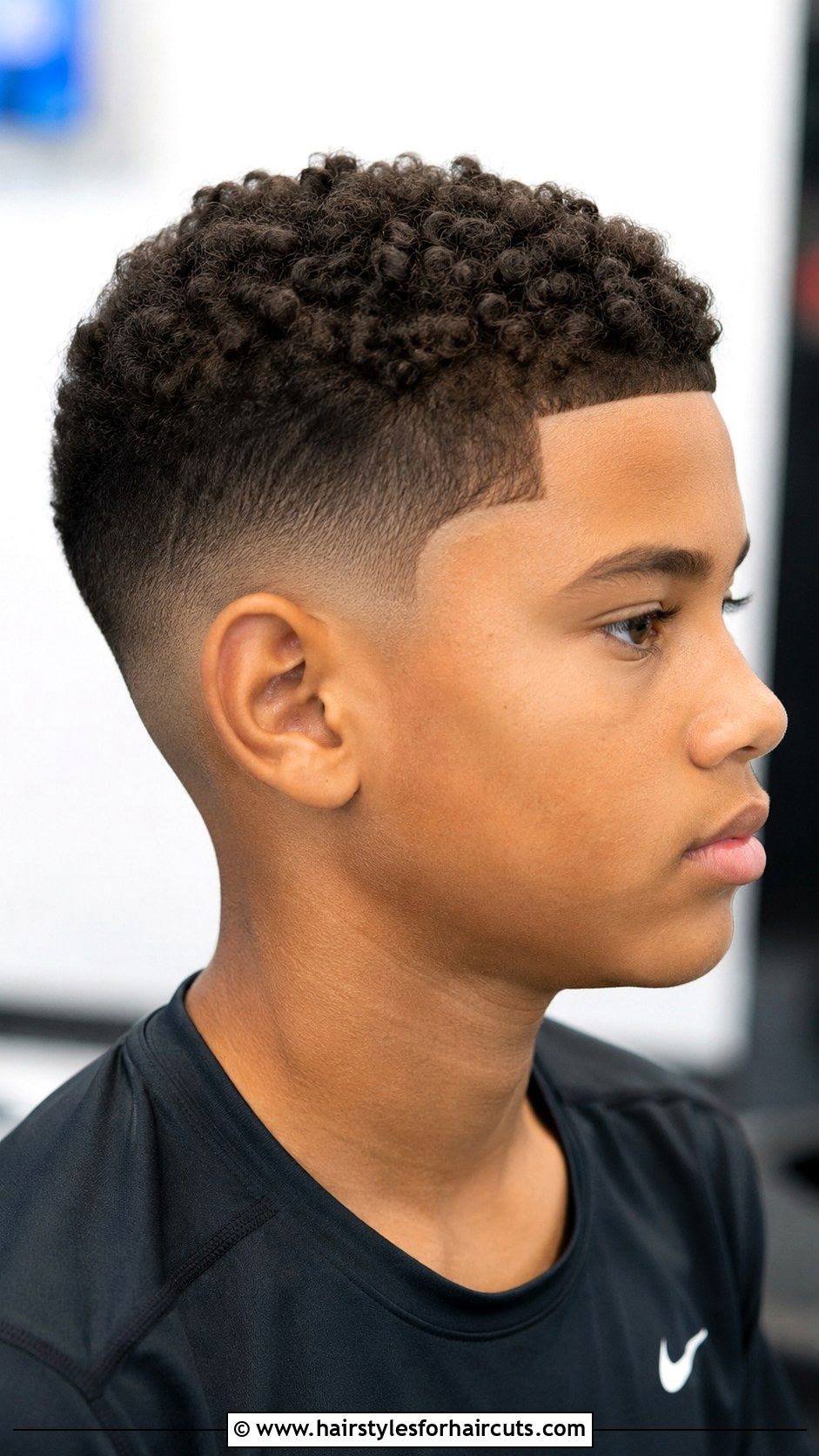 Short Fade With Curls - 25 kids haircuts austin - 25 kids haircuts austin