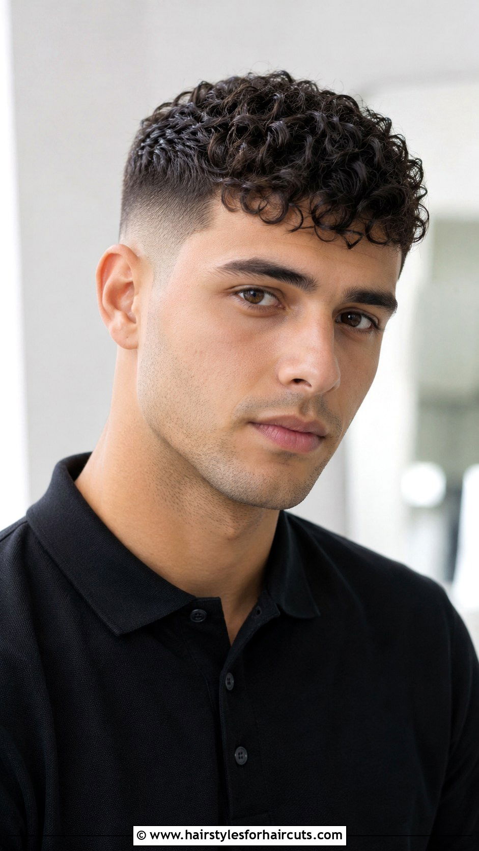 Short Fade With Curly Fringe - 25 bellingham haircuts - 25 bellingham haircuts