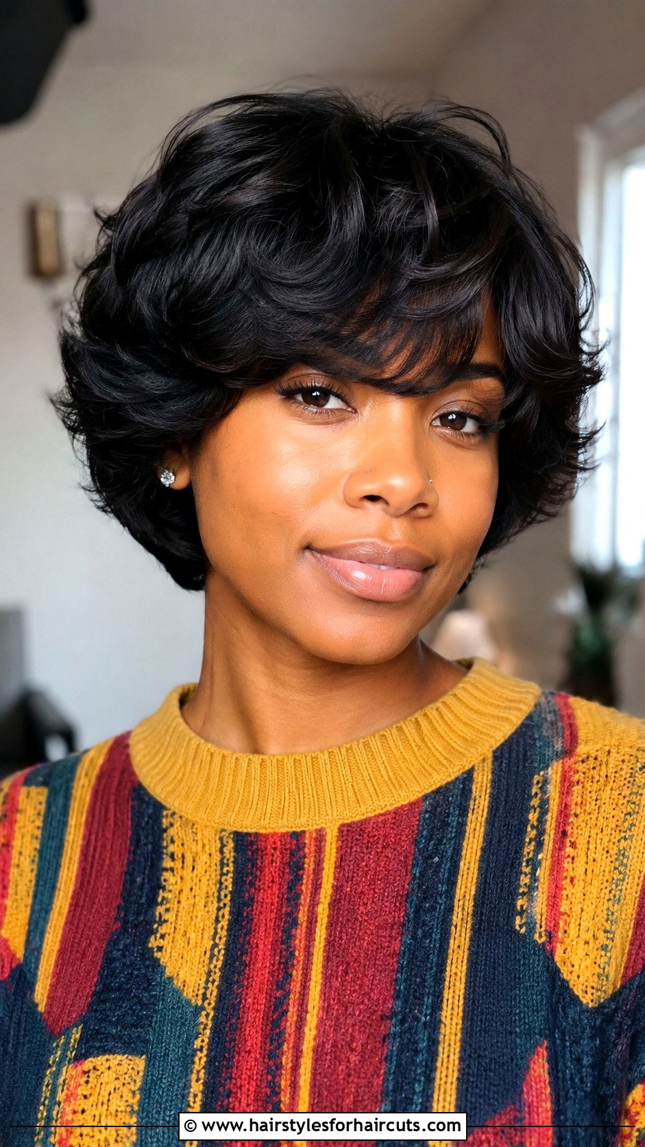 Short Feathered Cut - 25 black women with short hairstyles - 25 black women with short hairstyles