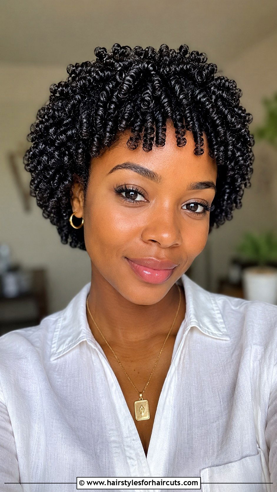 Short Finger Coils - 25 cute african short natural hairstyles - 25 cute african short natural hairstyles