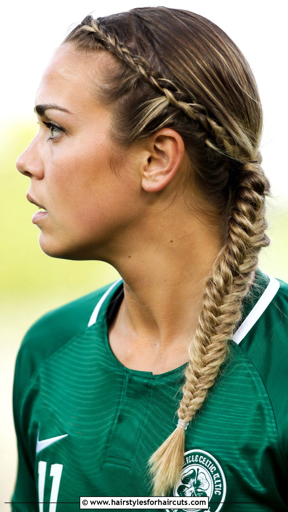 Short Fishtail Braid For Soccer - 25 soccer hairstyles for short hair - 25 soccer hairstyles for short hair