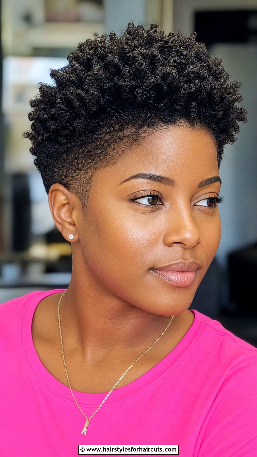 Short Freeze Curl Natural Tapered Afro - 25 freeze curls freeze hairstyles for short hair - 25 freeze curls freeze hairstyles for short hair