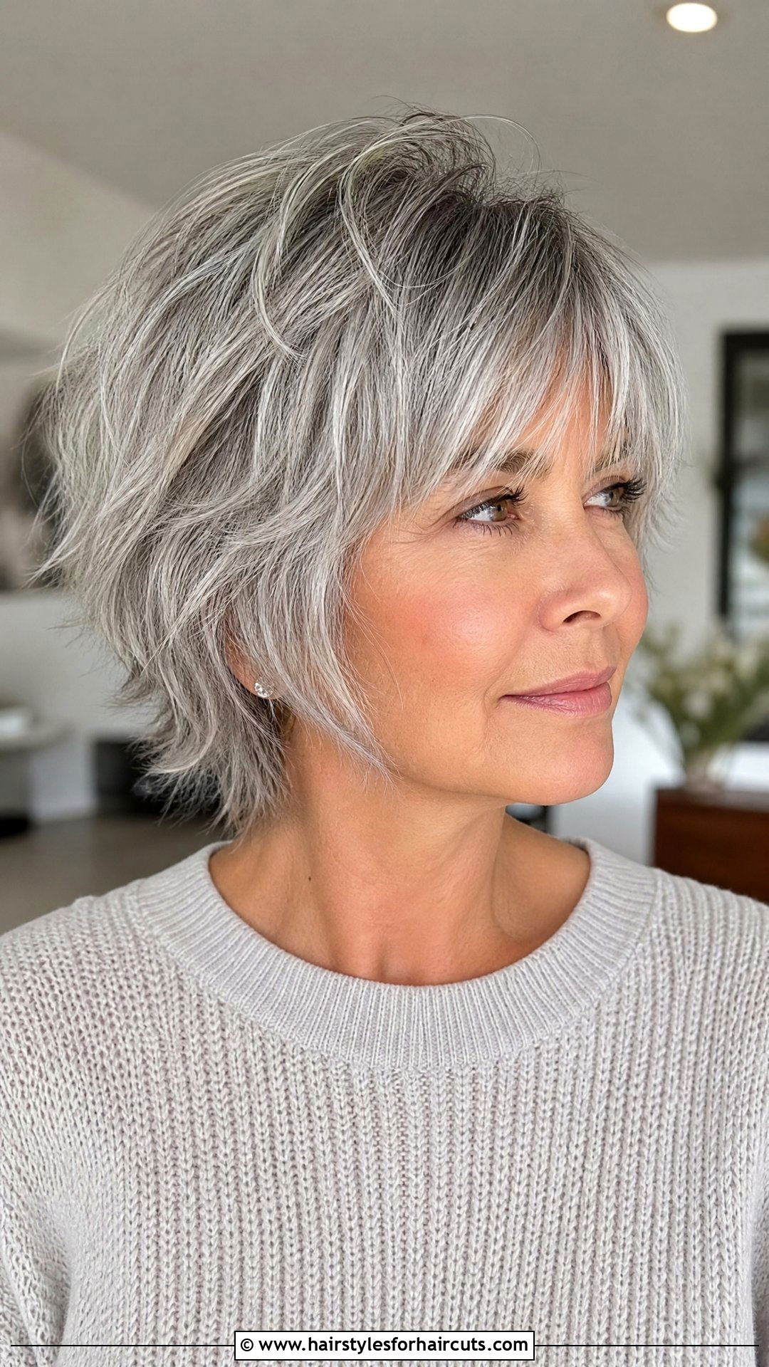 Short Gray Shag Haircut - 25 gray hairstyles short - 25 gray hairstyles short