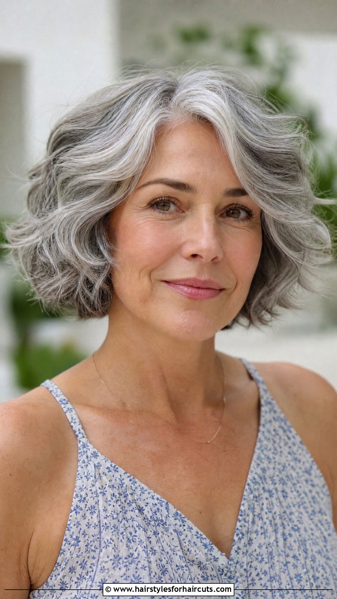 Short Grey Wavy Hair - 25 old woman short grey hairstyles - 25 old woman short grey hairstyles