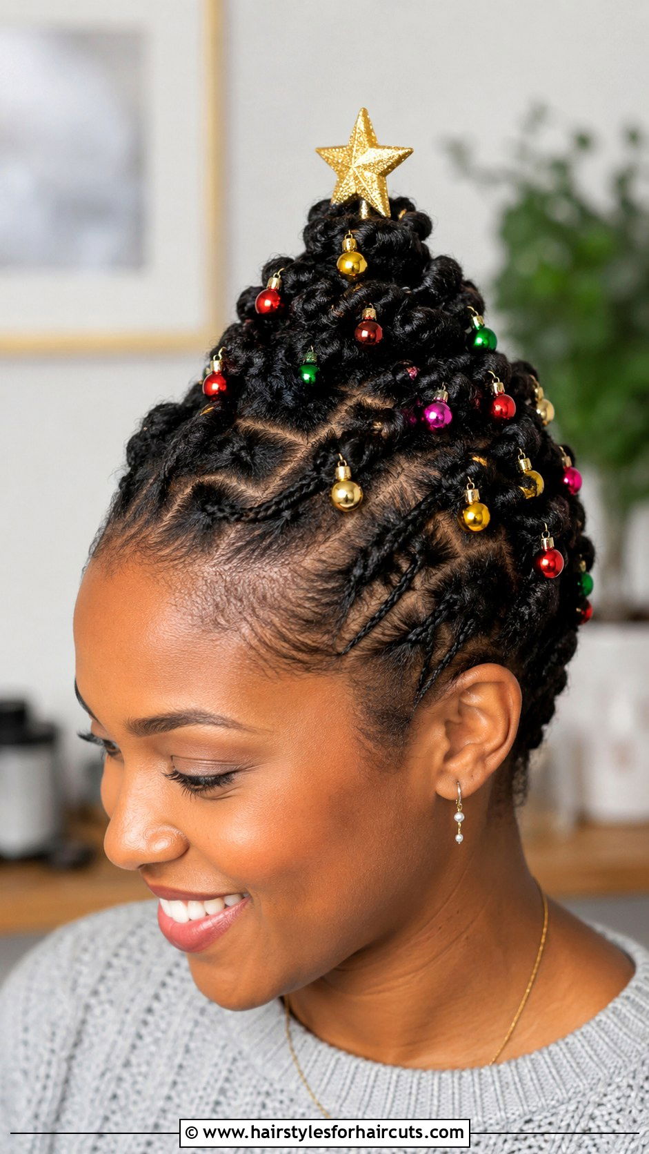 Short Hair Christmas Tree Style - 25 christmas tree hairstyles - 25 christmas tree hairstyles