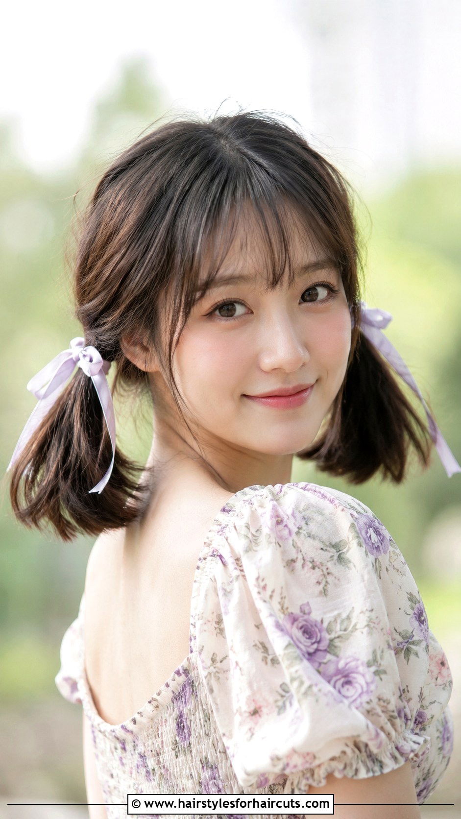 Short Hair Pigtails With Ribbons - 25 short hair pigtail hairstyles - 25 short hair pigtail hairstyles