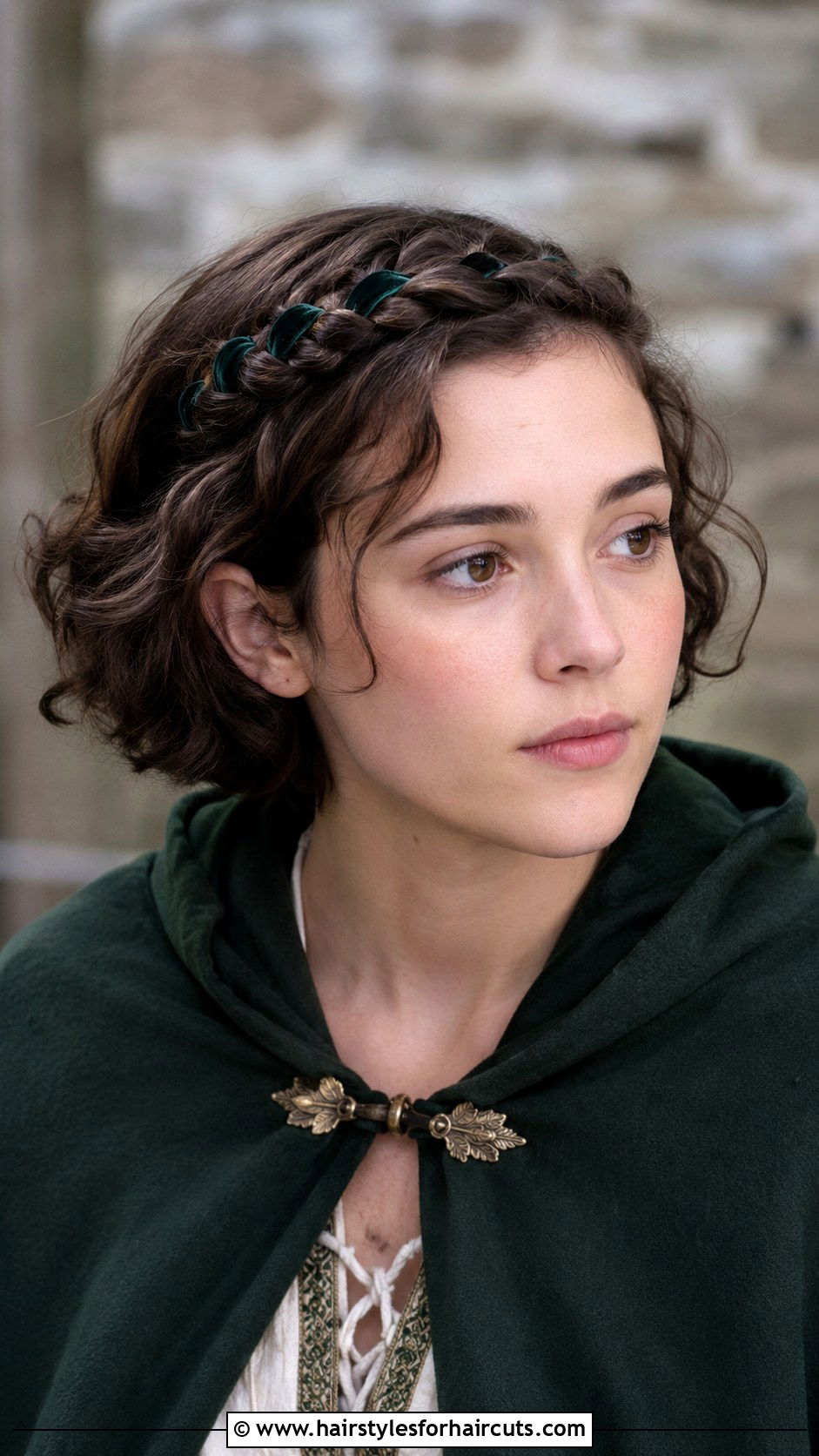 Short Hair Renaissance Ribbon Braid - 25 short hair renaissance hairstyles - 25 short hair renaissance hairstyles