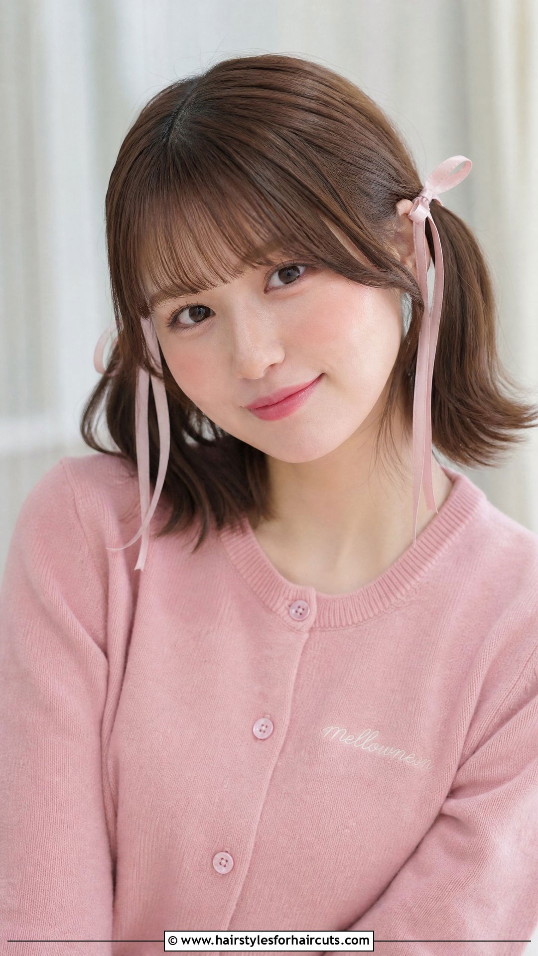 Short Hair Two Ponytails With Ribbon - 25 two ponytail hairstyles for short hair - 25 two ponytail hairstyles for short hair