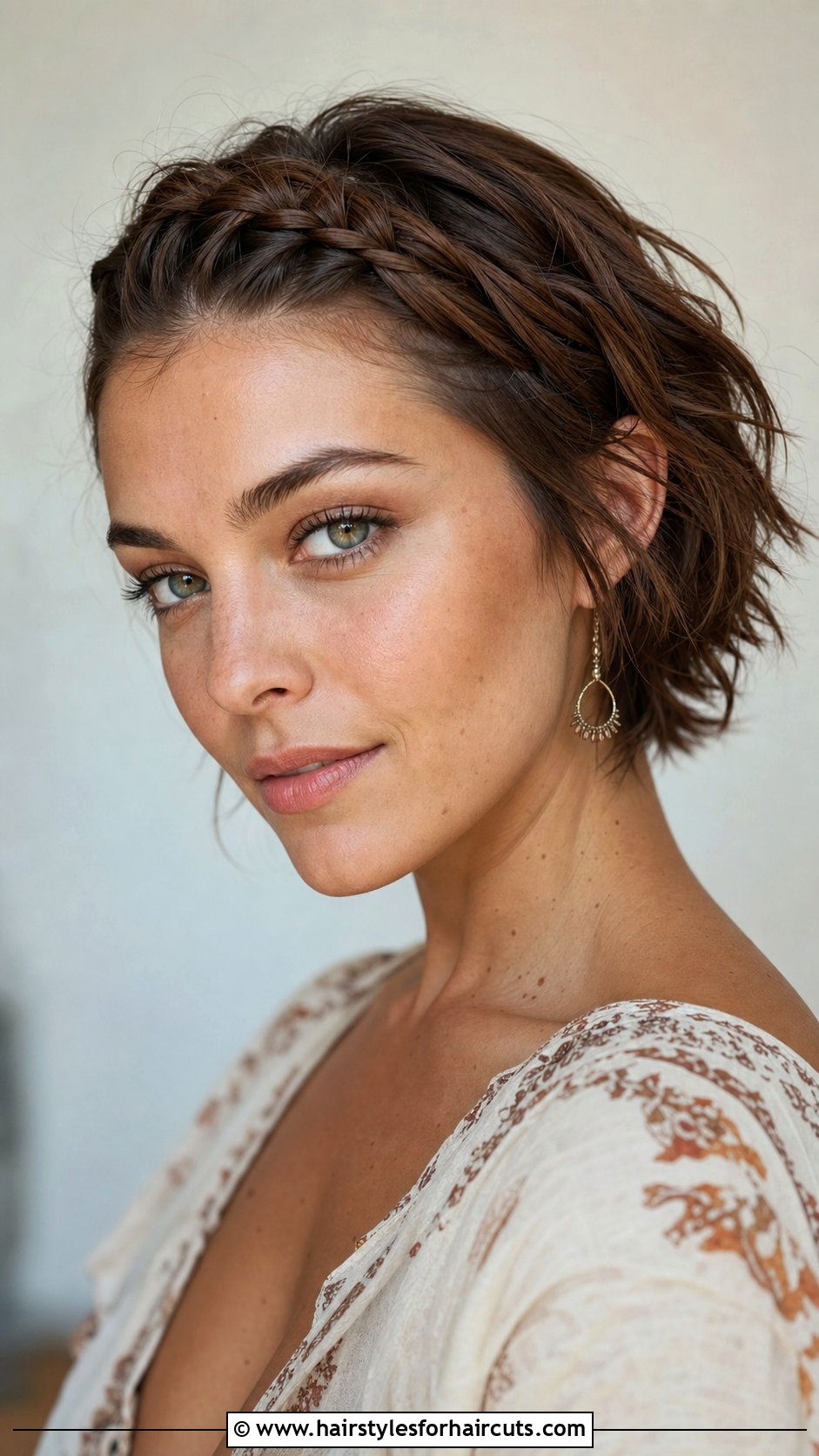 Short Hair With Braided Front - 25 off the face hairstyles for short hair - 25 off the face hairstyles for short hair