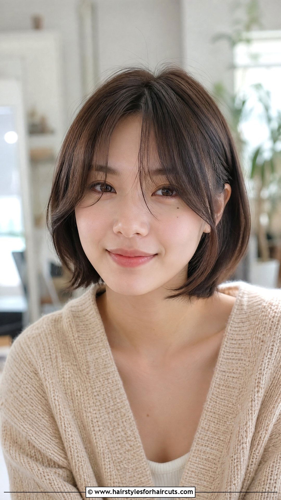 Short Hair With Curtain Bangs - 25 womans short hairstyles - 25 womans short hairstyles