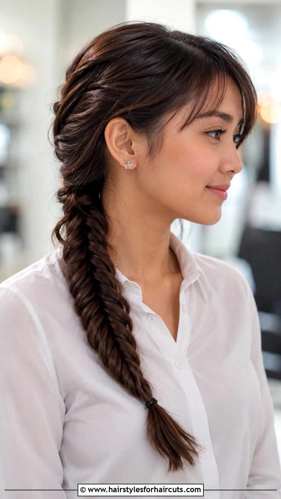 Short Hair With Fishtail Braid - 25 short braid hairstyles - 25 short braid hairstyles