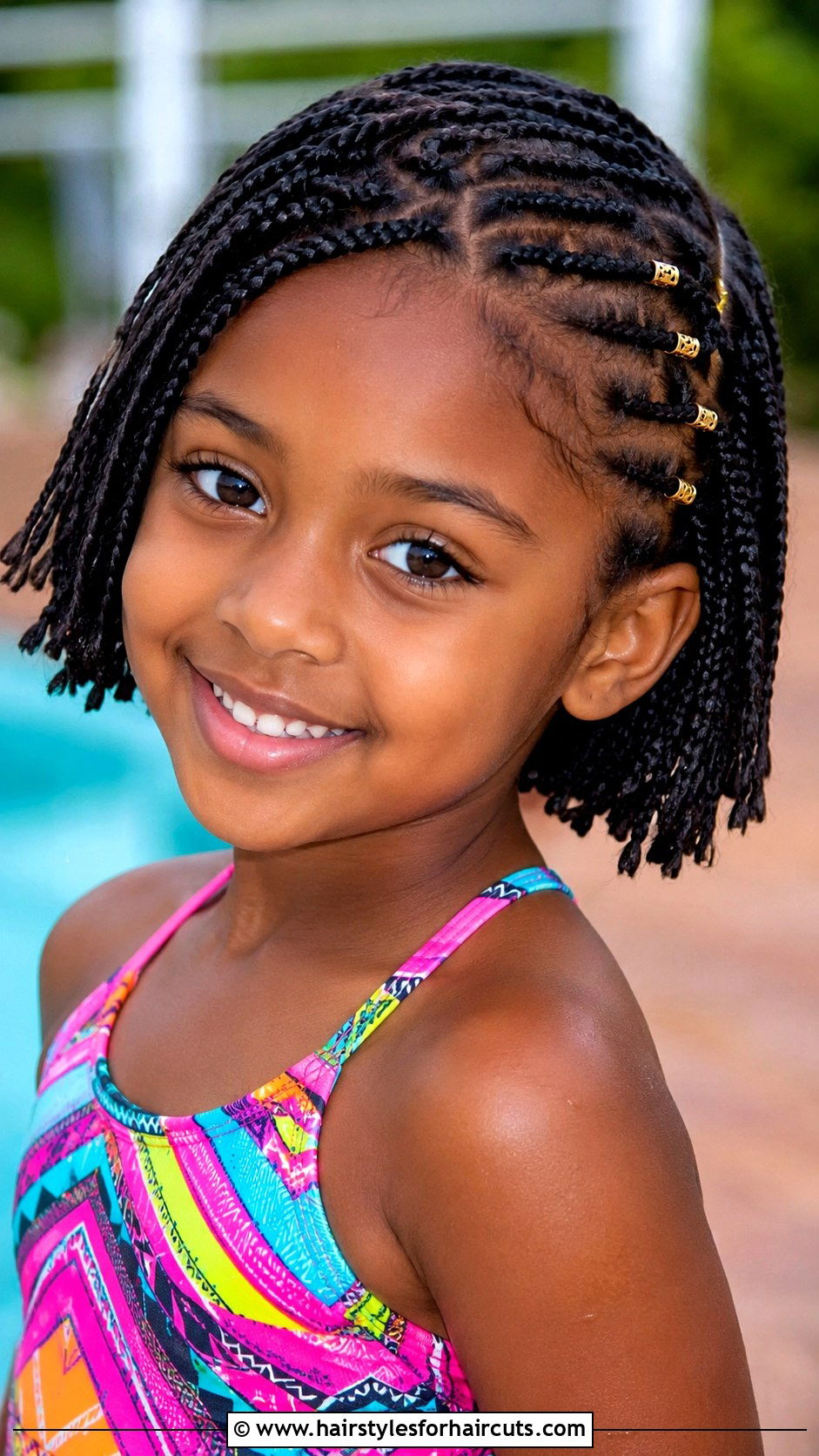 Short Hair With Front French Braid - 25 cute girls hairstyles for short hair - 25 cute girls hairstyles for short hair