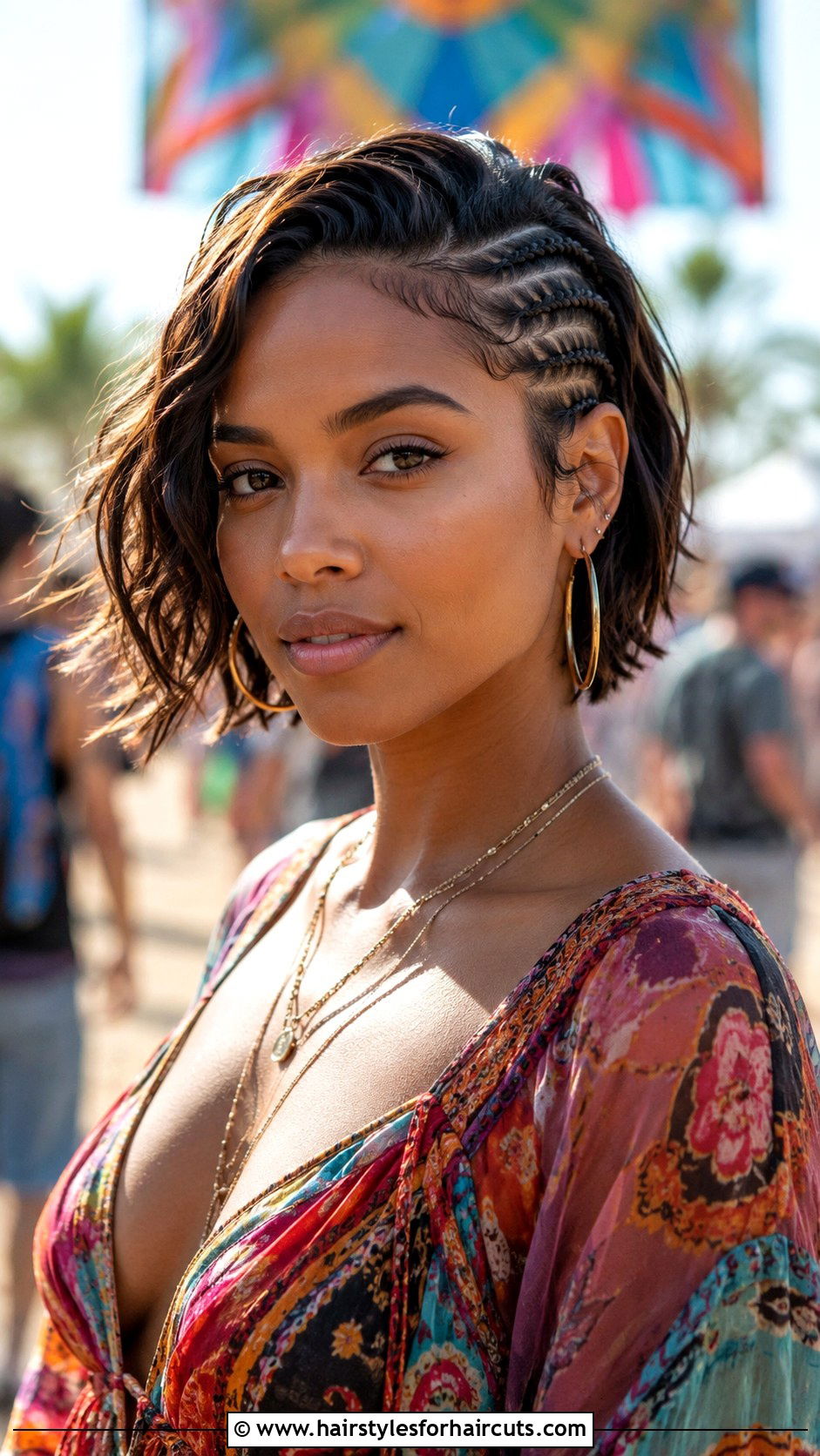 Short Hair With Mini Braids - 25 birthday hairstyles for short hair - 25 birthday hairstyles for short hair