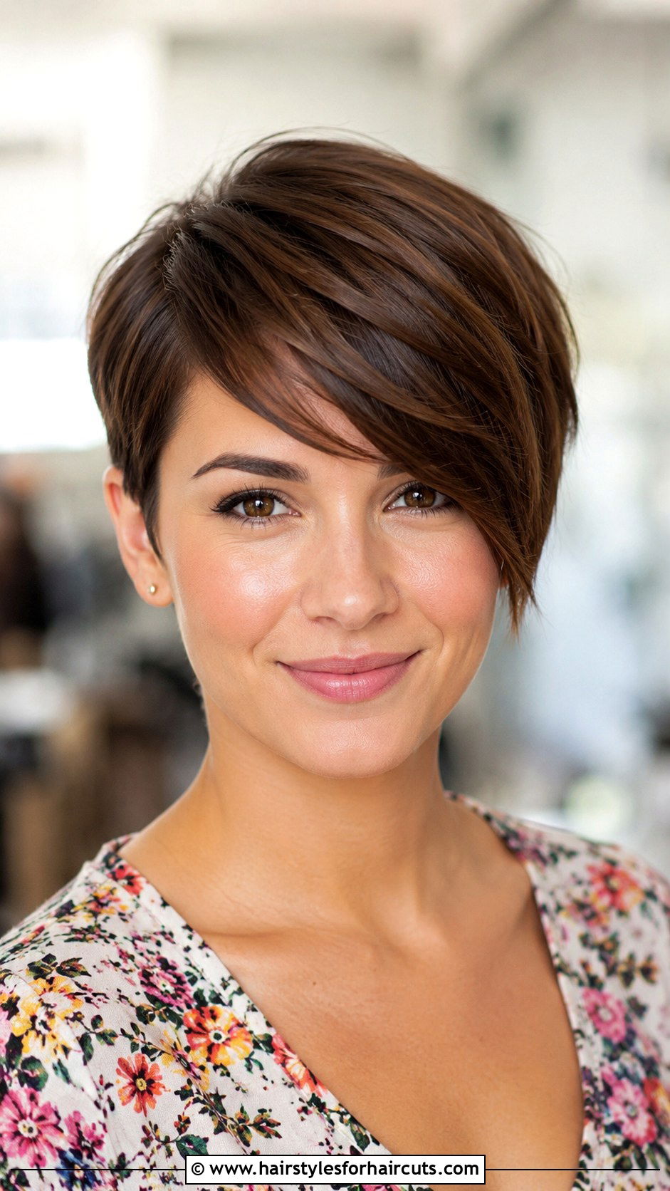 Short Hair With Side Swept Bangs - 25 short hair indian hairstyles - 25 short hair indian hairstyles