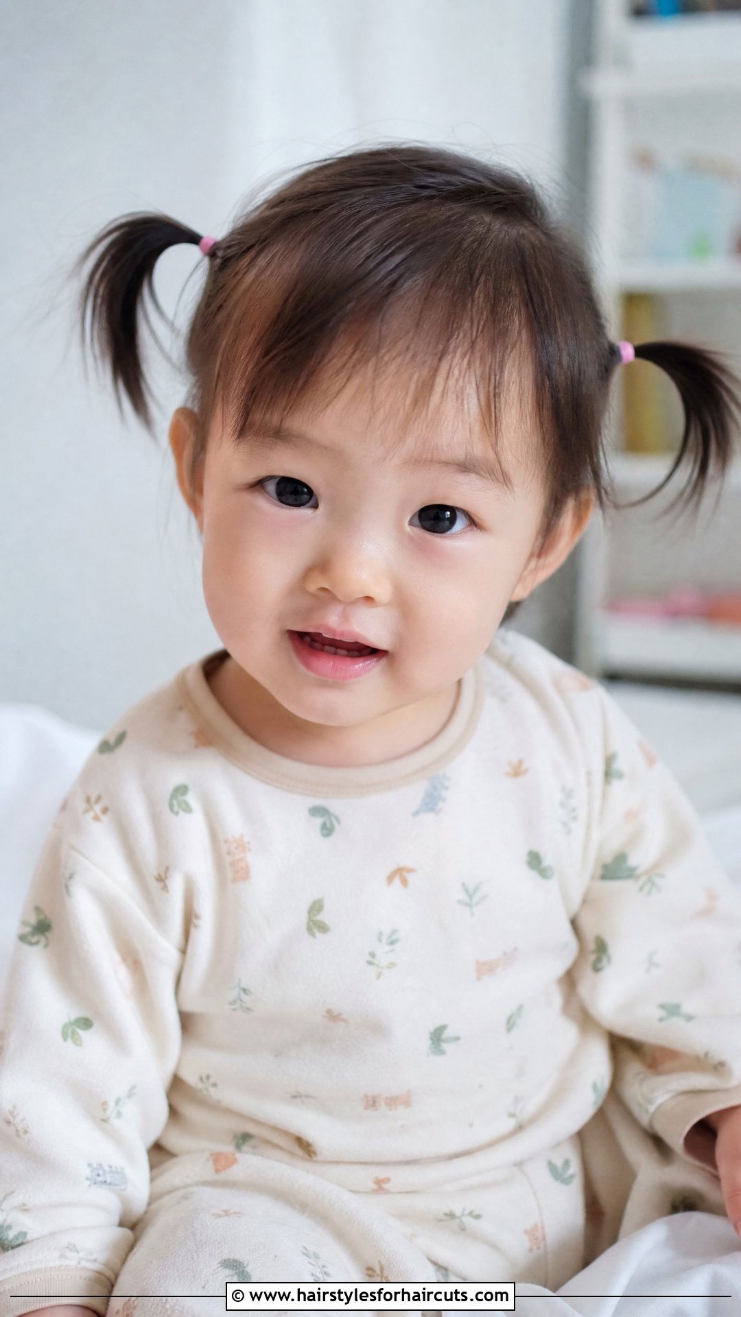 Short Hair With Tiny Pigtails - 25 fine hair toddler girl haircuts - 25 fine hair toddler girl haircuts