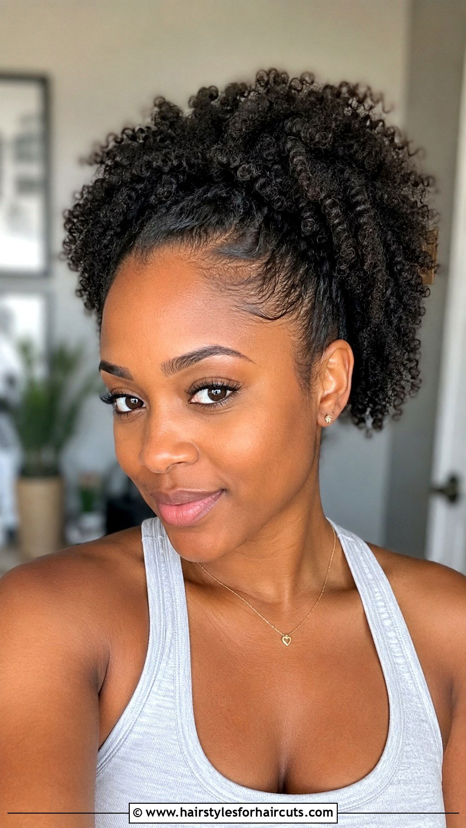 Short Kinky Curly Ponytail - 25 short curly ponytail hairstyles for black hair - 25 short curly ponytail hairstyles for black hair