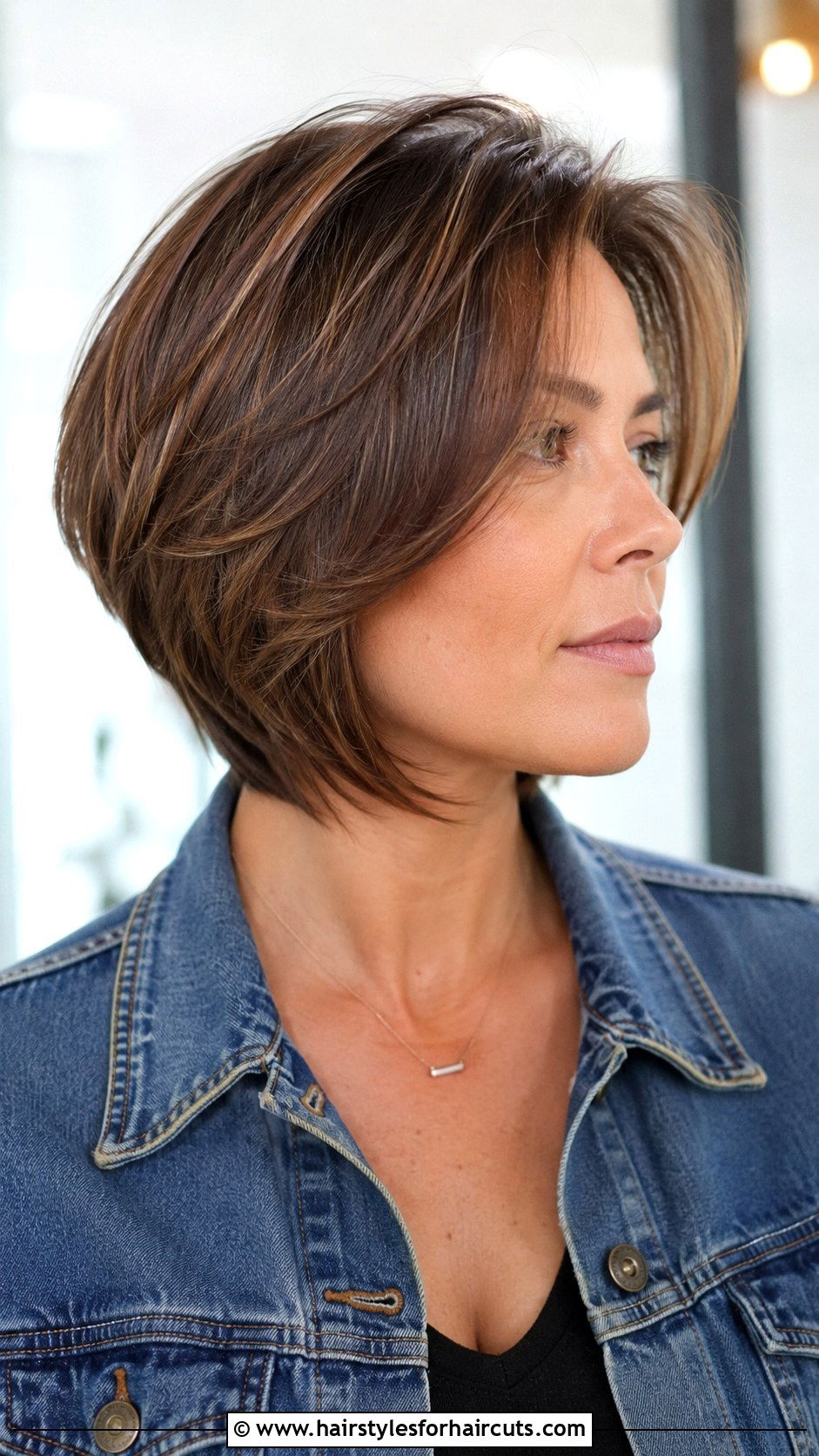 Short Layered Bob - 25 short haircuts for long face - 25 short haircuts for long face