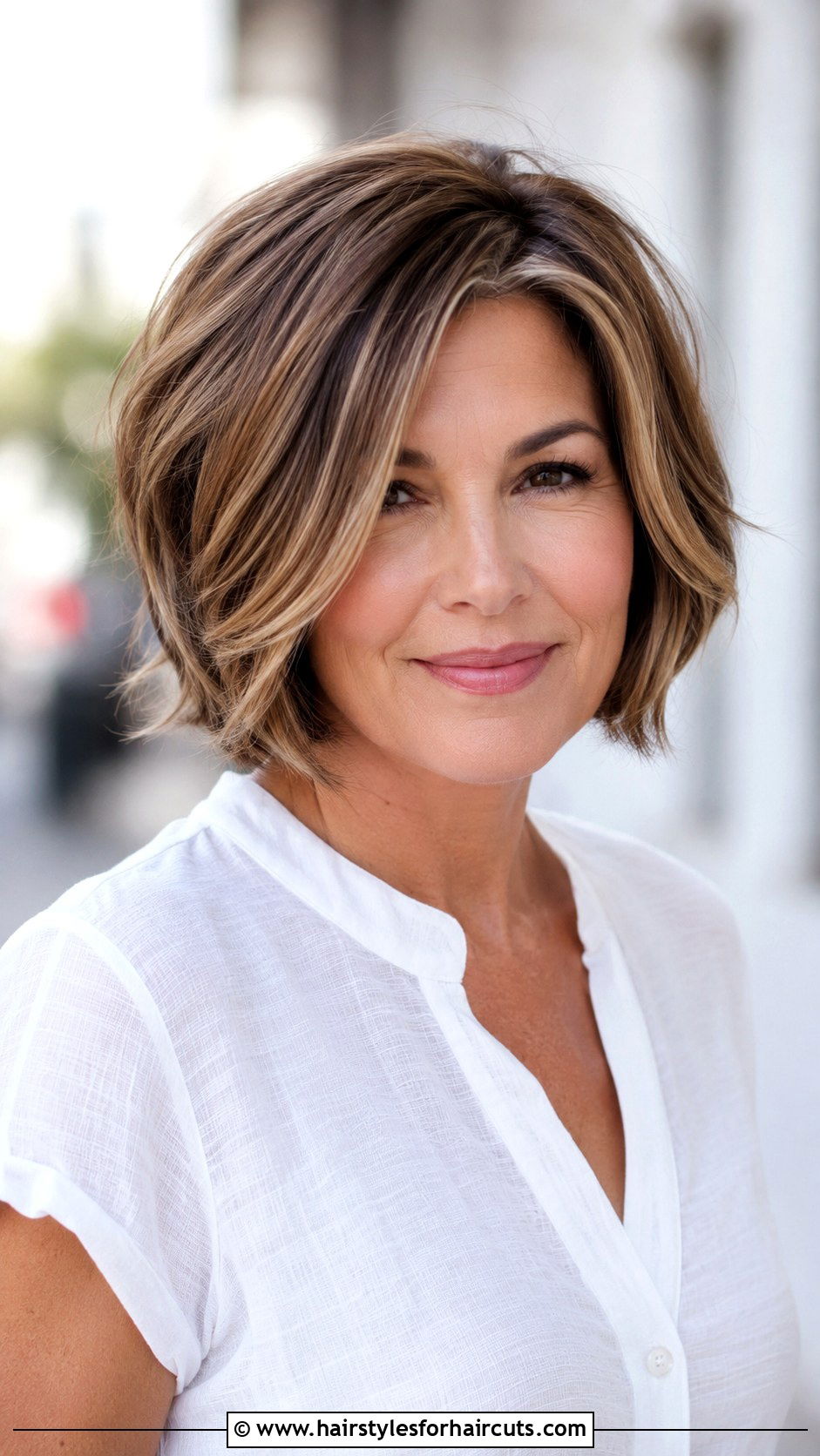 Short Layered Bob - 25 fine hair hairstyles for over 60 - 25 fine hair hairstyles for over 60
