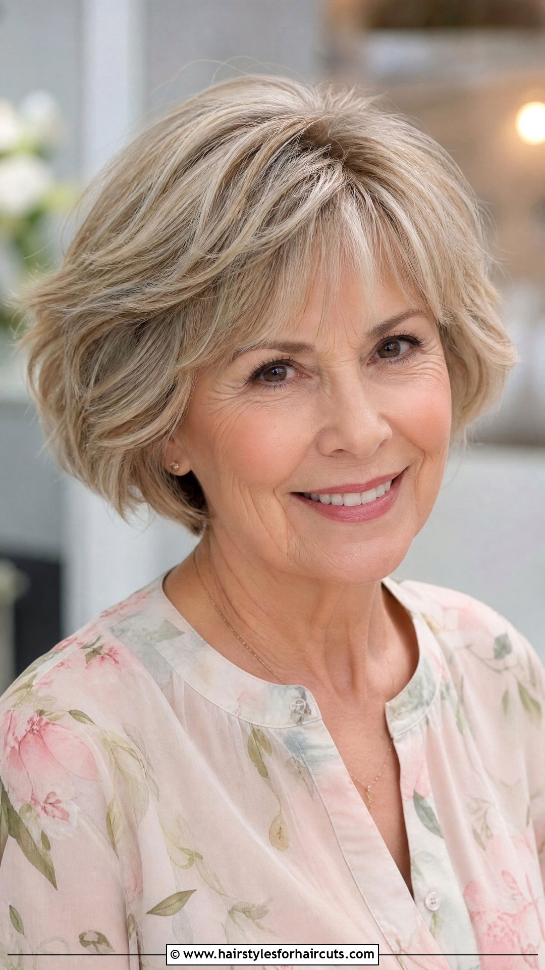 Short Layered Bob - 25 haircuts older women thin hair - 25 haircuts older women thin hair