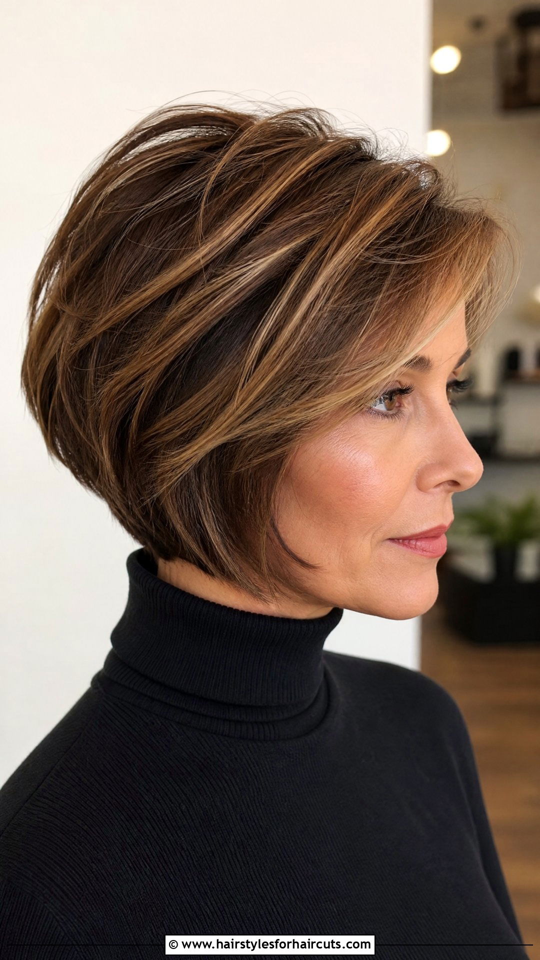Short Layered Bob Haircut - 25 what haircuts makes hair look thicker - 25 what haircuts makes hair look thicker