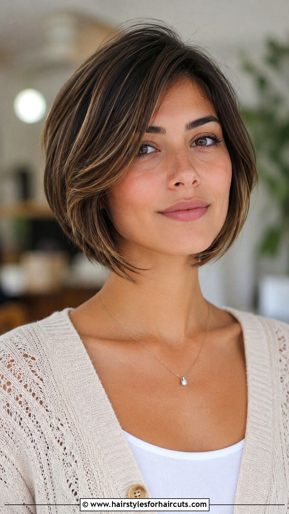 Short Layered Bob Haircut For Oval Face - 25 haircuts olaces - 25 haircuts olaces