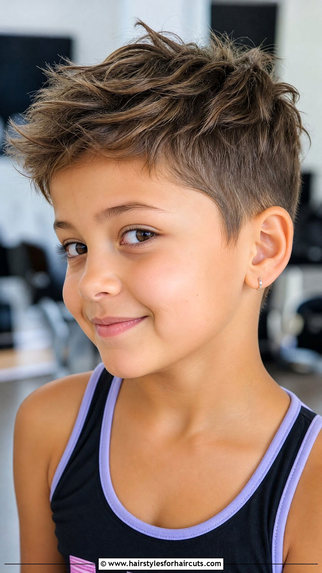 Short Layered Boyish Haircut For Girls - 25 layered short hair little girl haircuts - 25 layered short hair little girl haircuts