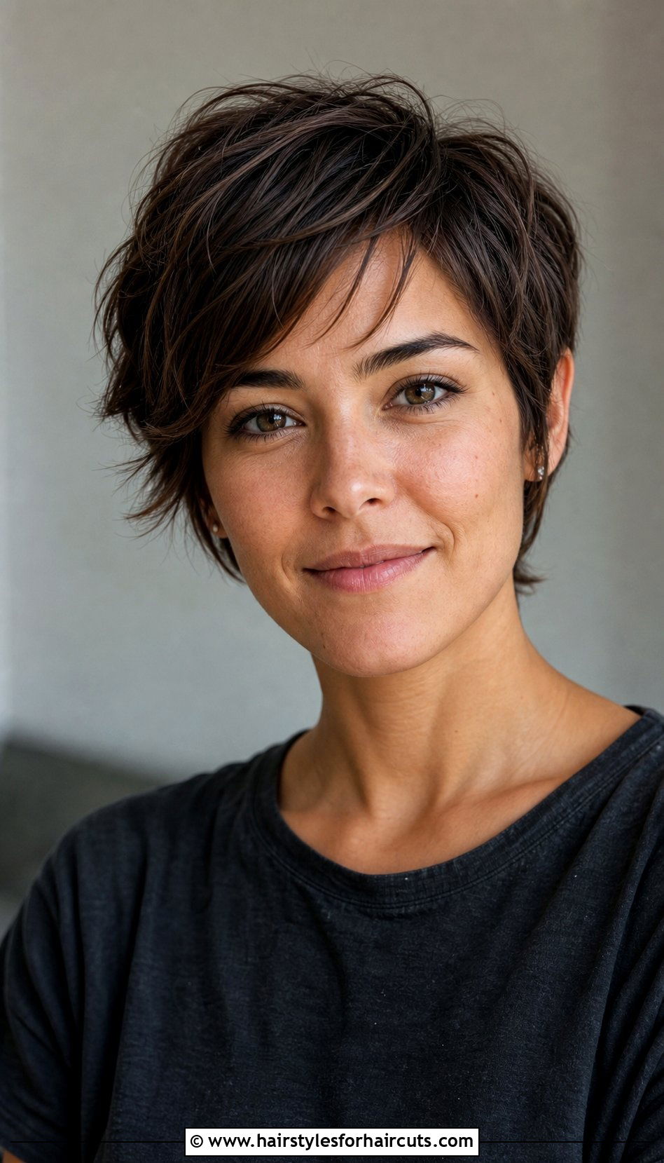 Short Layered Crop - 25 hairstyles for postpartum hair loss - 25 hairstyles for postpartum hair loss