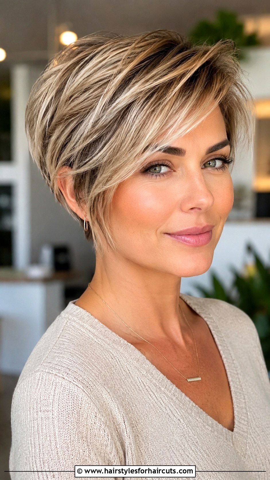 Short Layered Haircut - 25 best haircuts for postpartum hair loss - 25 best haircuts for postpartum hair loss