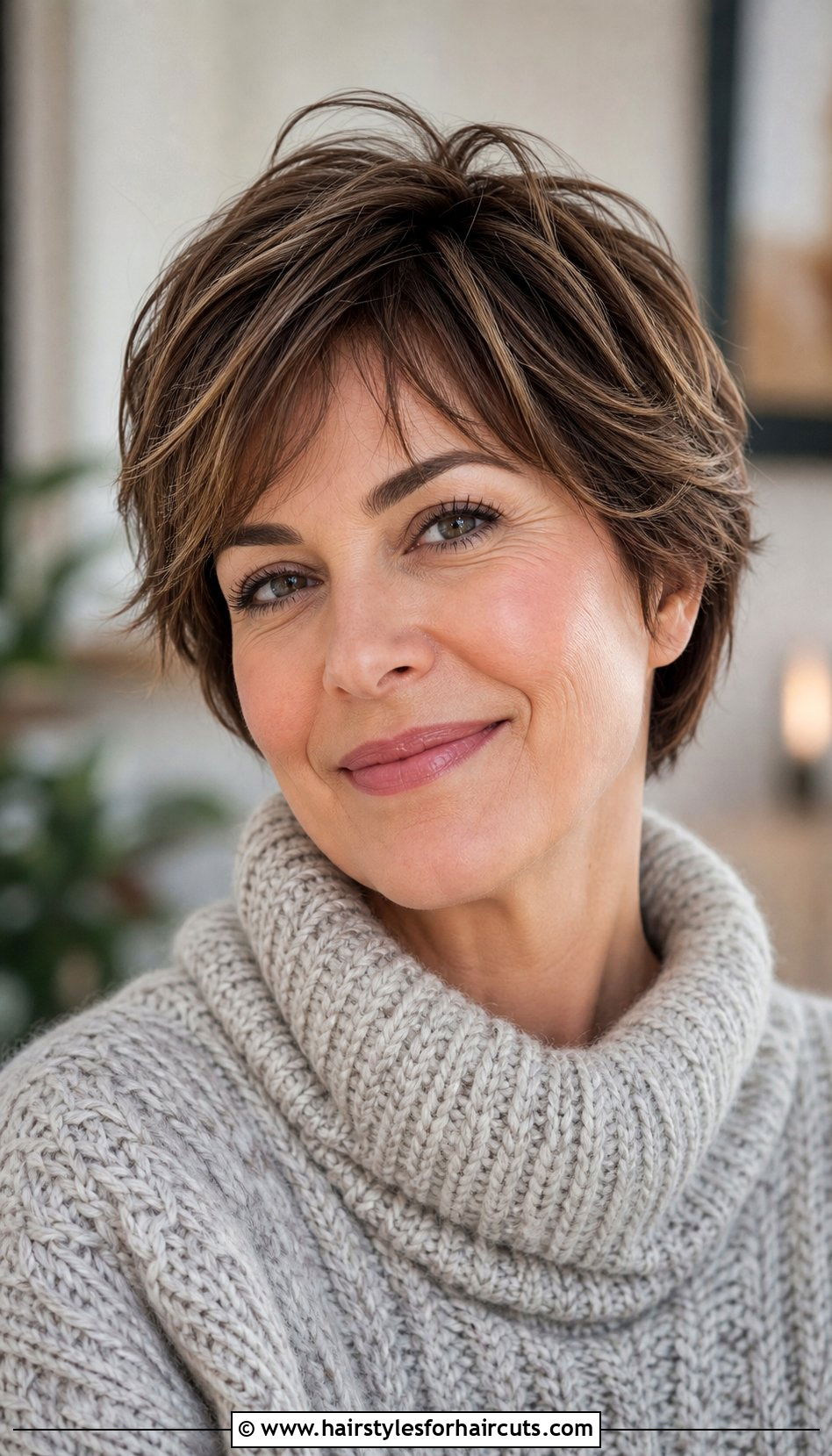 Short Layered Haircut - 25 womens hairstyles over 60 - 25 womens hairstyles over 60