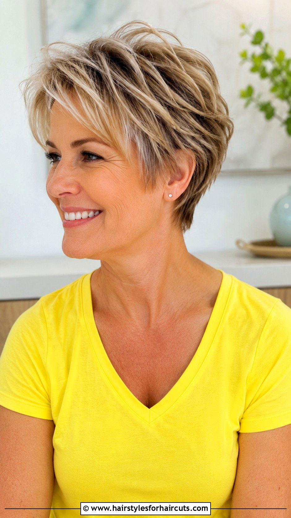 Short Layered Haircut - 25 hair salon haircuts - 25 hair salon haircuts