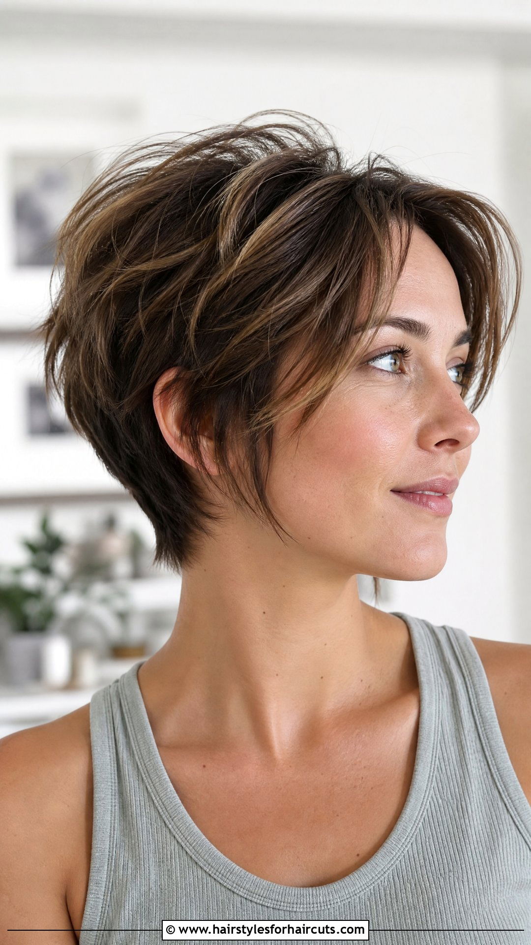 Short Layered Haircut - 25 haircuts for alopecia - 25 haircuts for alopecia