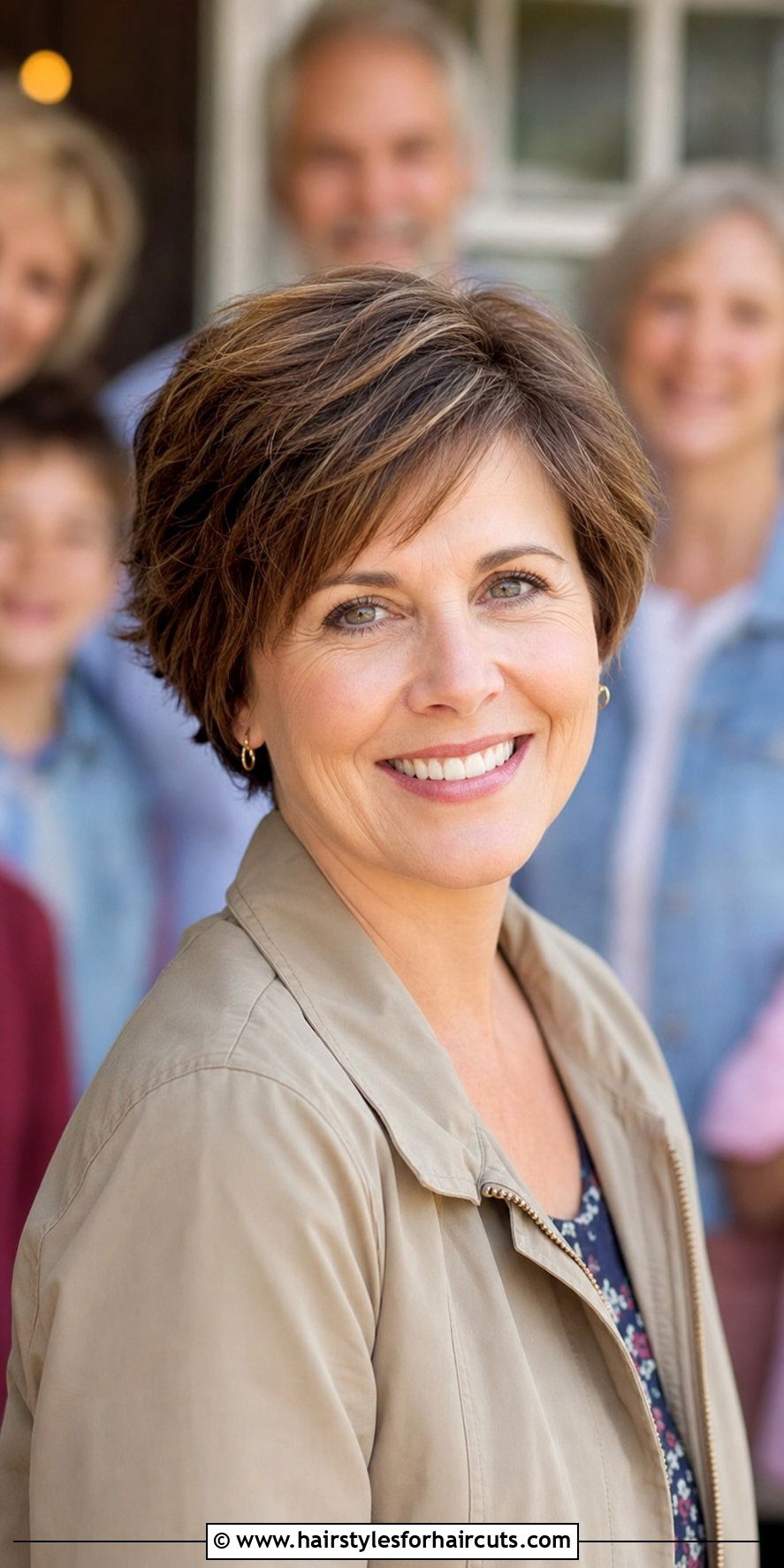Short Layered Haircut - 25 haircuts for cancer - 25 haircuts for cancer