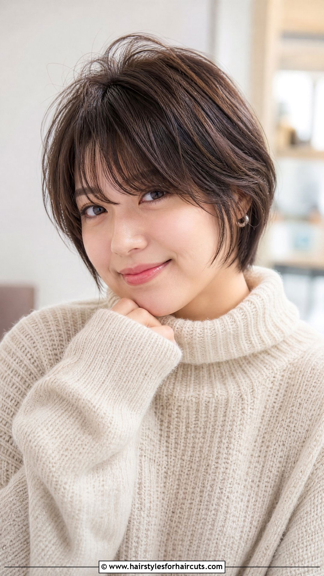 Short Layered Haircut With Bangs - 25 senior haircuts - 25 senior haircuts