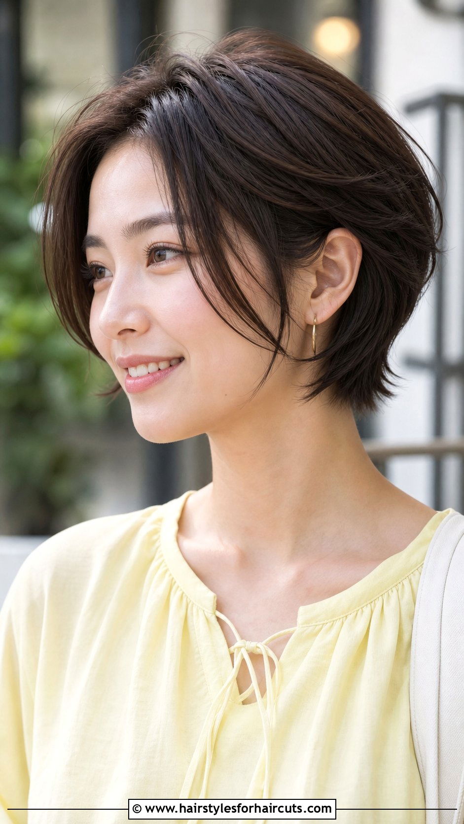 Short Layered Haircut With Front Tuck - 25 off the face hairstyles for short hair - 25 off the face hairstyles for short hair