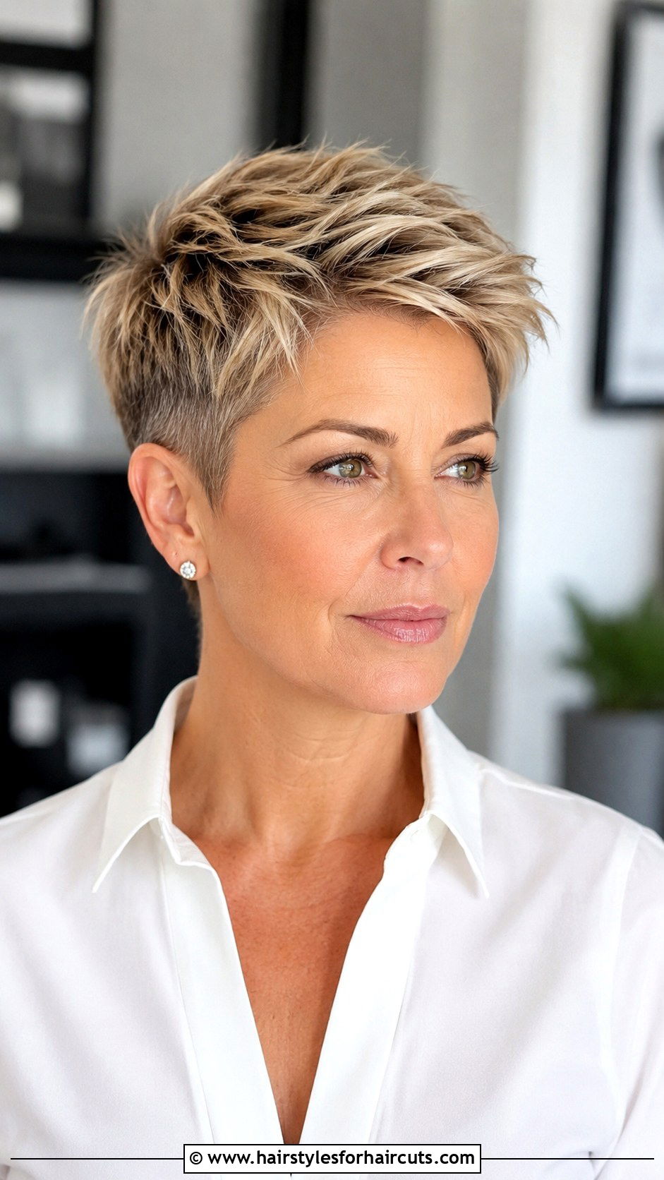 Short Layered Pixie - 25 haircuts for older women with fine hair - 25 haircuts for older women with fine hair