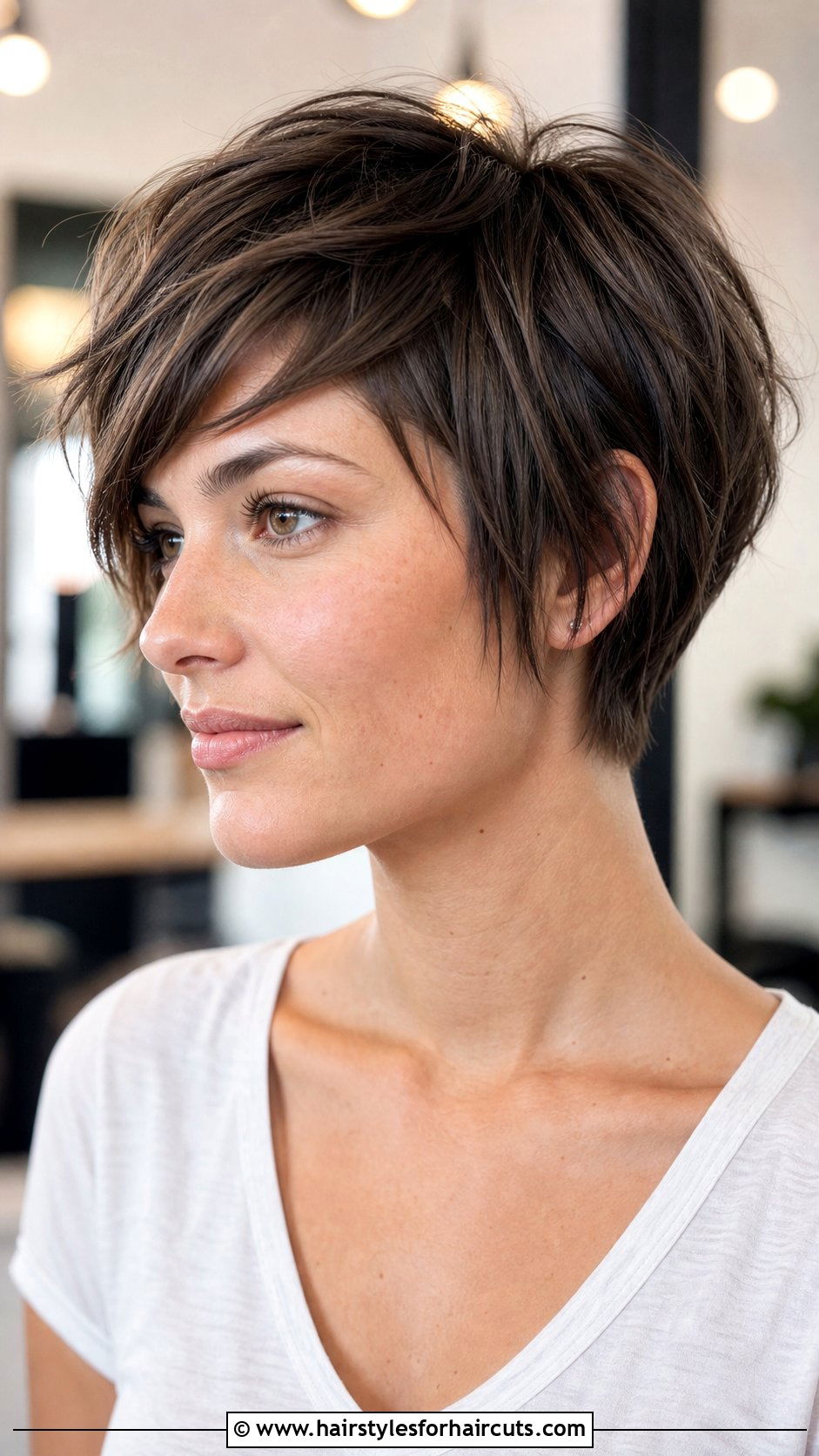 Short Layered Pixie Bob - 25 haircuts san diego - 25 haircuts san diego