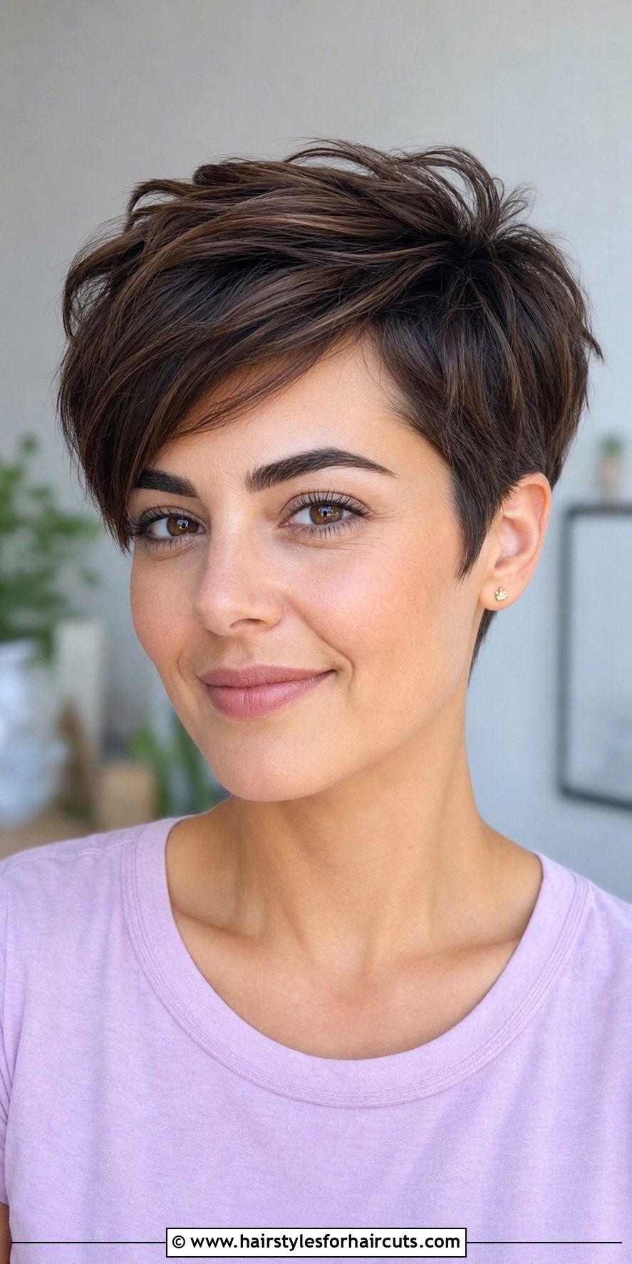 Short Layered Pixie Cut - 25 hairstyles for hair loss women - 25 hairstyles for hair loss women