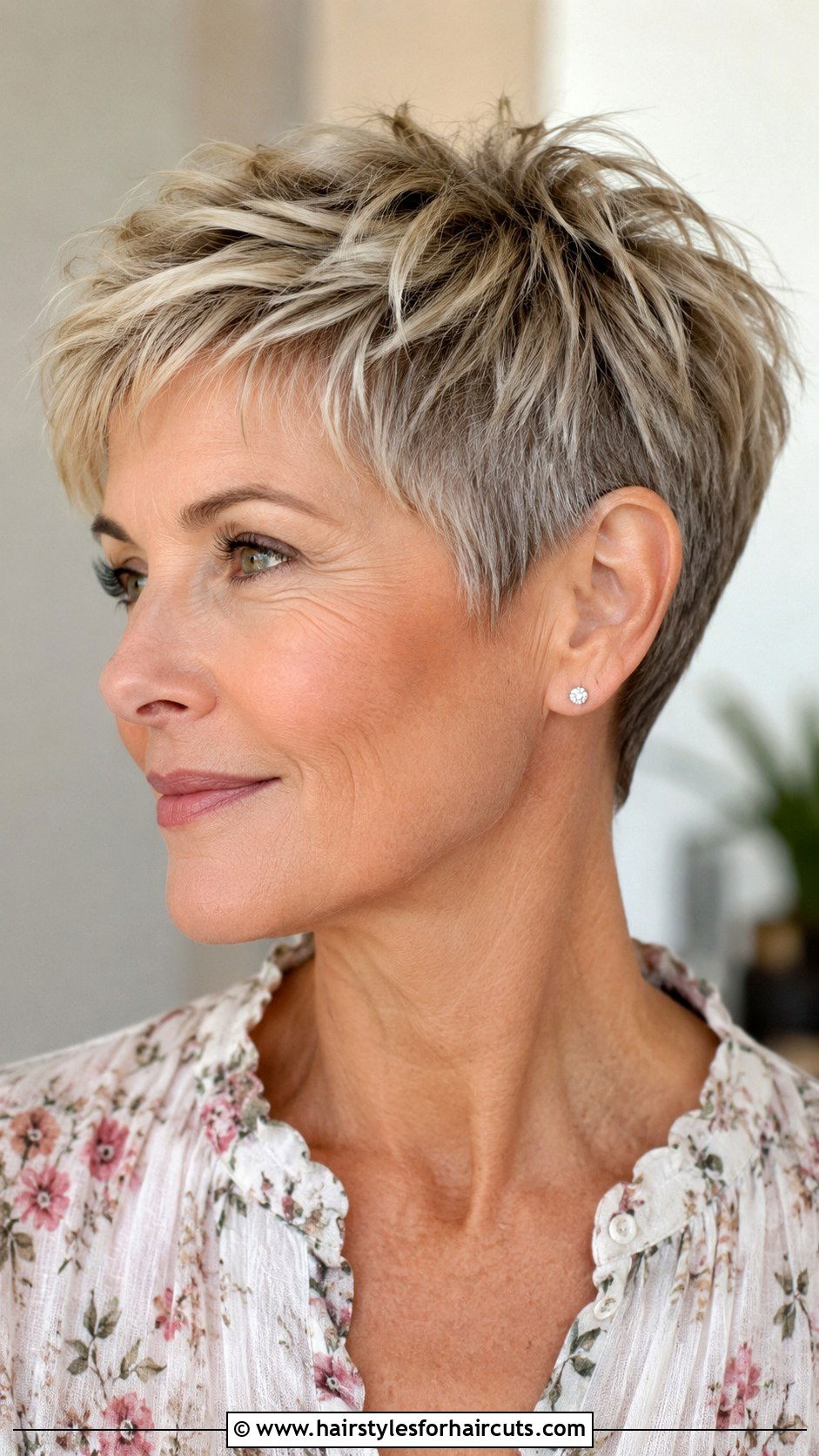 Short Layered Pixie Cut - 25 over 50 hairstyles - 25 over 50 hairstyles