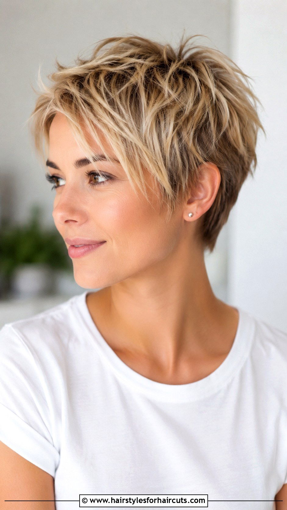 Short Layered Pixie Cut - 25 short hairstyles for women with thinning hair - 25 short hairstyles for women with thinning hair