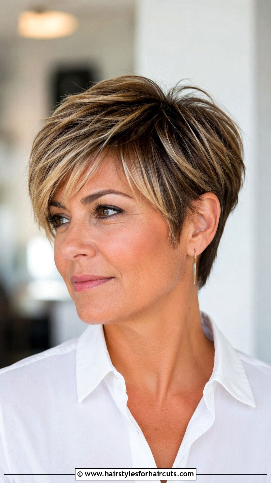 Short Layered Pixie Cut - 25 womens hairstyles over 50 - 25 womens hairstyles over 50