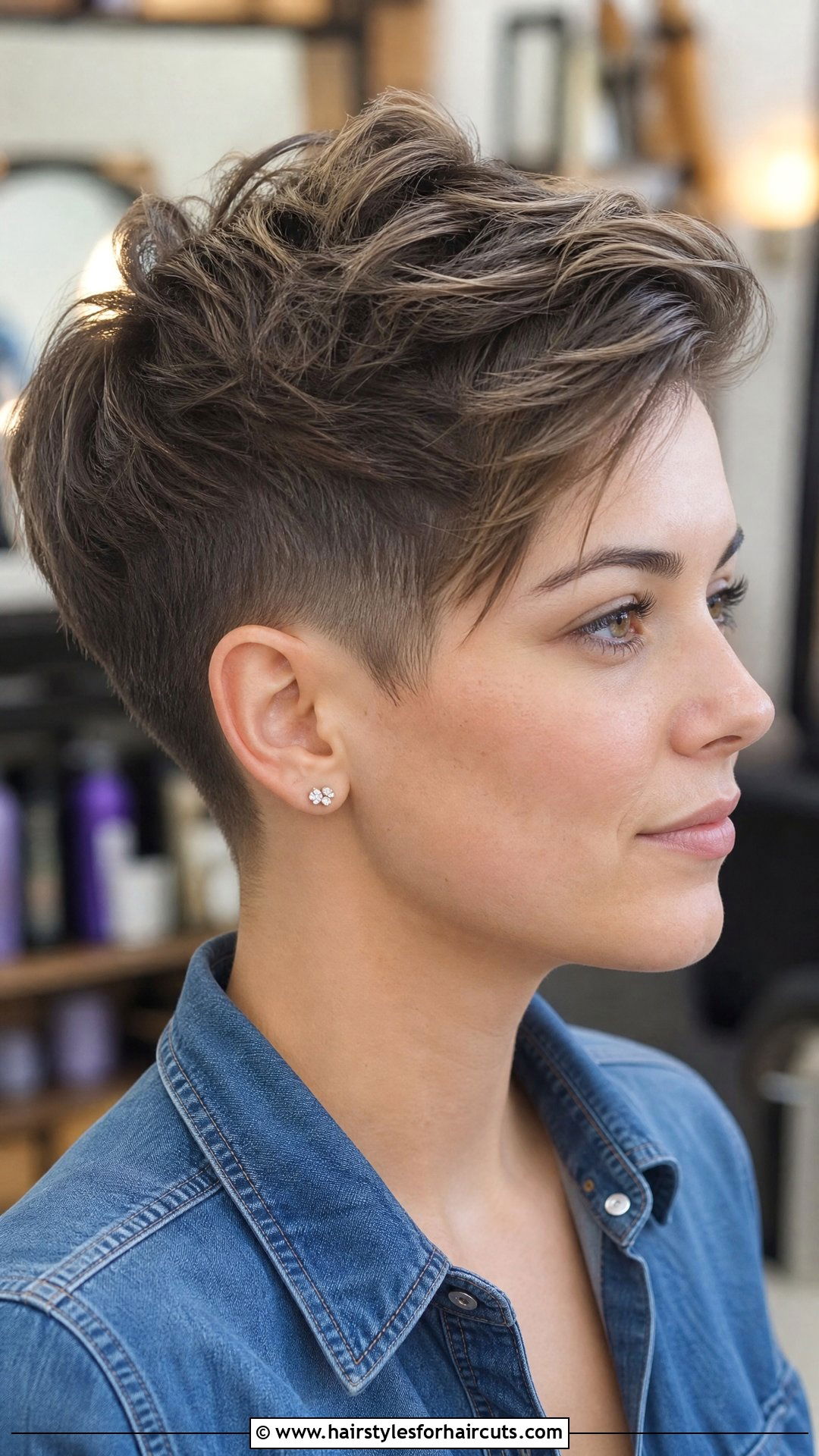 Short Layered Taper Cut - 25 thick hair short layered haircuts - 25 thick hair short layered haircuts