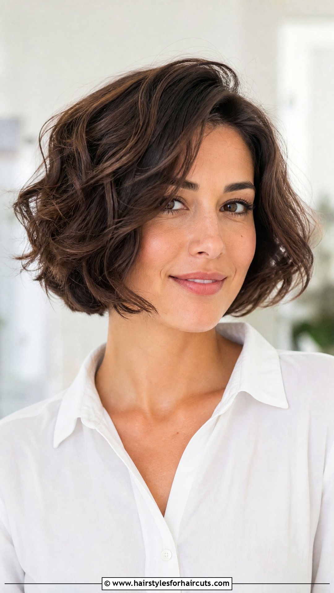 Short Layered Wavy Bob - 25 layers haircuts for wavy hair - 25 layers haircuts for wavy hair