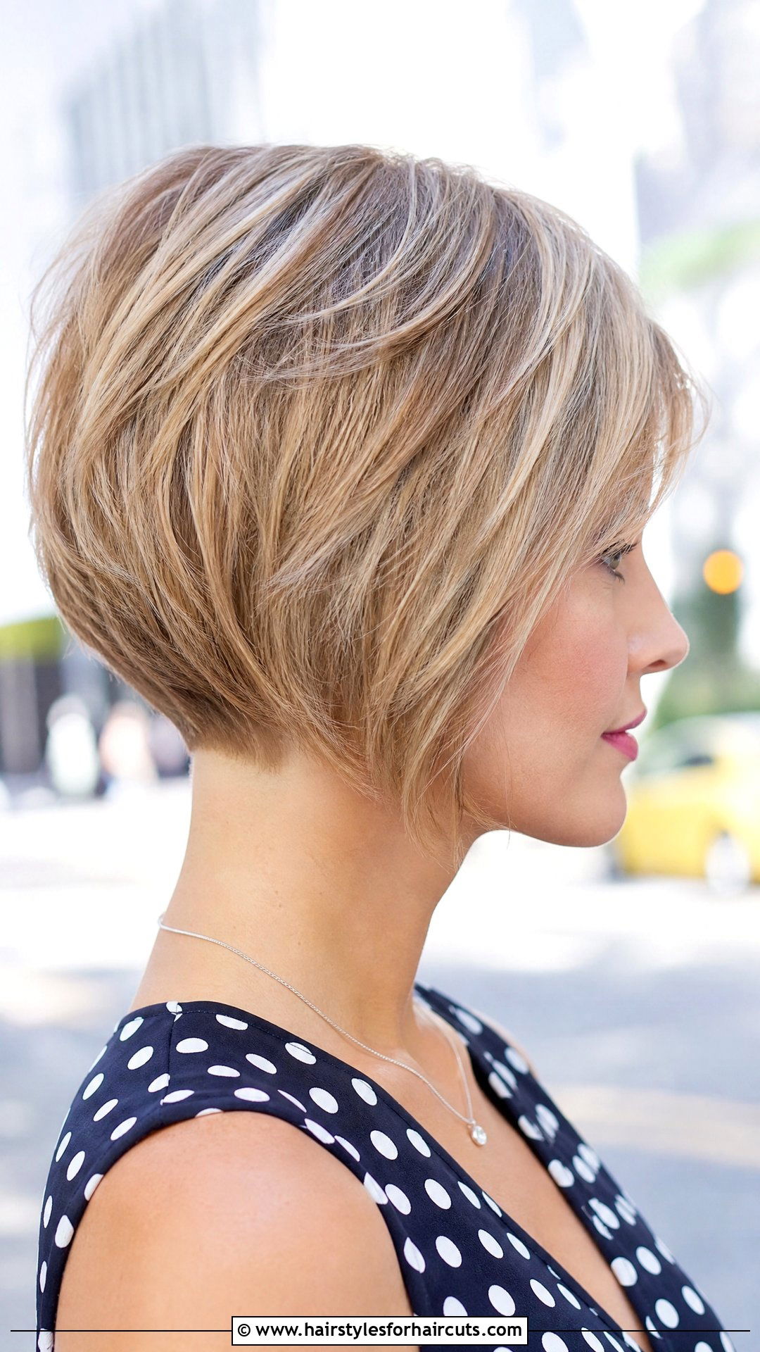 Short Layered Wedge Cut - 25 hairstyles for fine hair women - 25 hairstyles for fine hair women