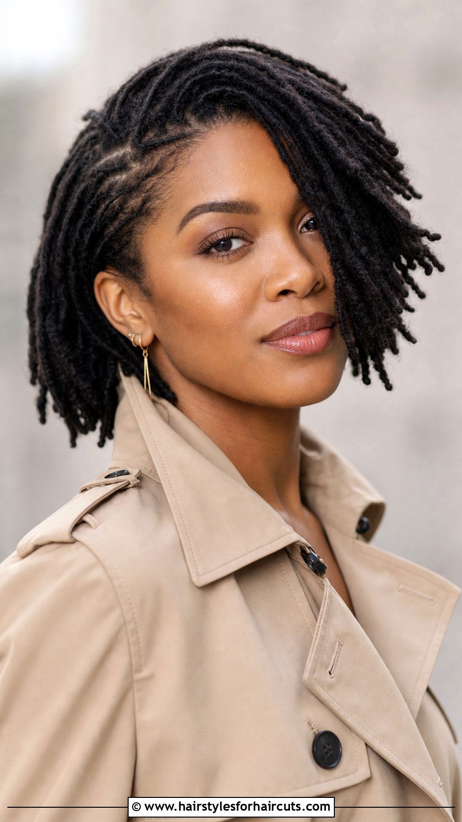 Short Locs Side Part - 25 loc hairstyles for short hair - 25 loc hairstyles for short hair