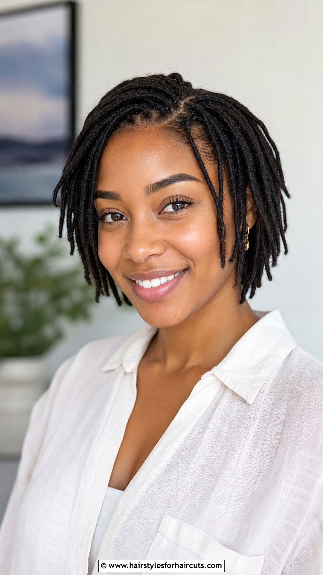 Short Locs - 25 black hairstyles short hair - 25 black hairstyles short hair