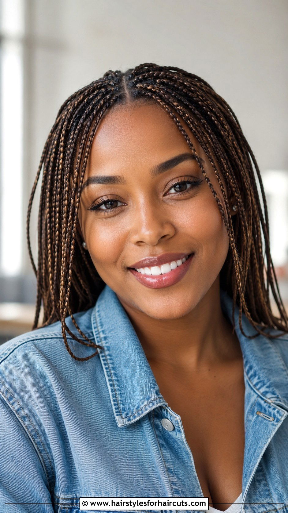 Short Micro Braids - 25 short braids hairstyles - 25 short braids hairstyles
