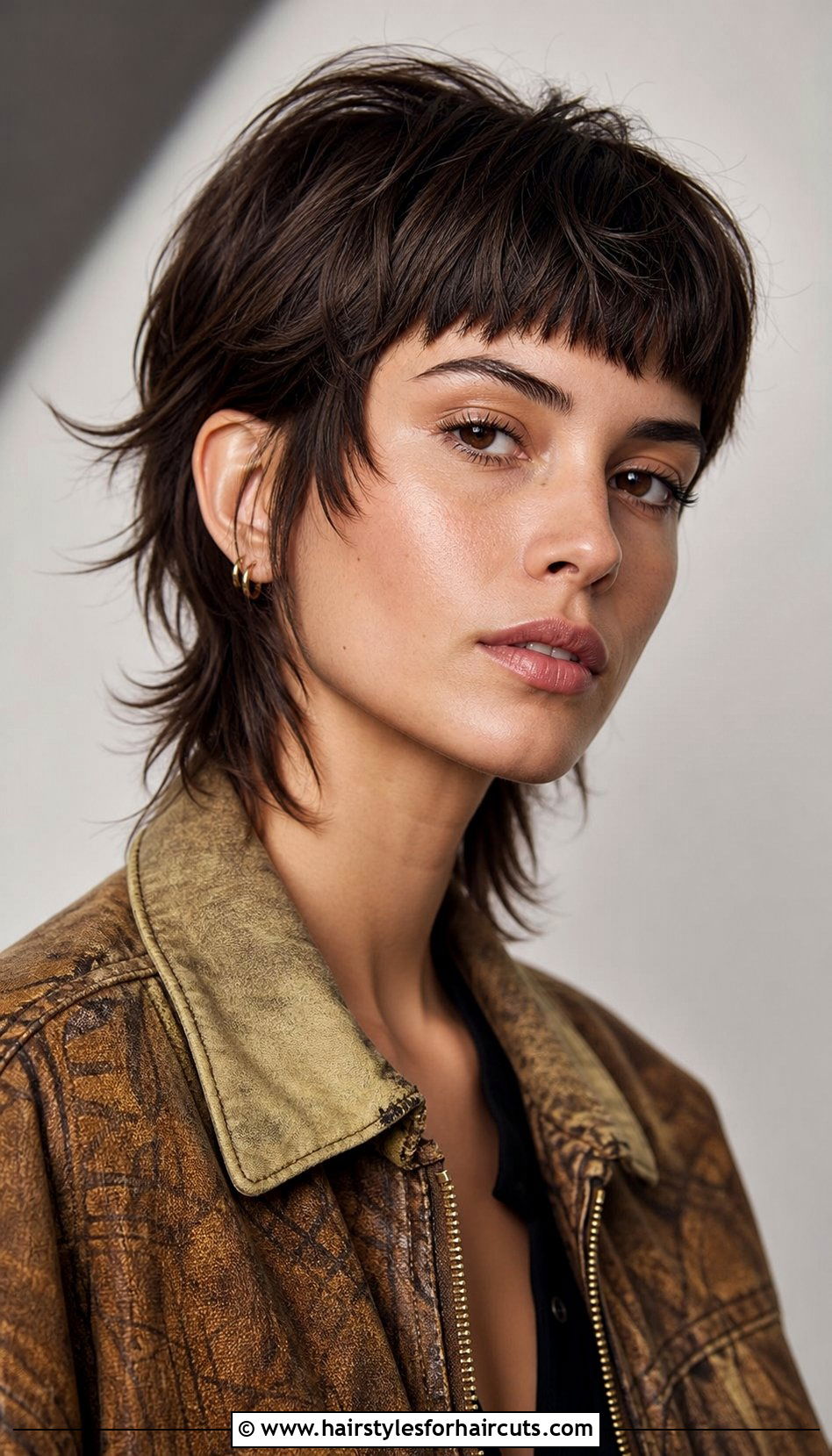 Short Modern Mullet With Short Bangs - 25 short hairstyles with bangs for women - 25 short hairstyles with bangs for women