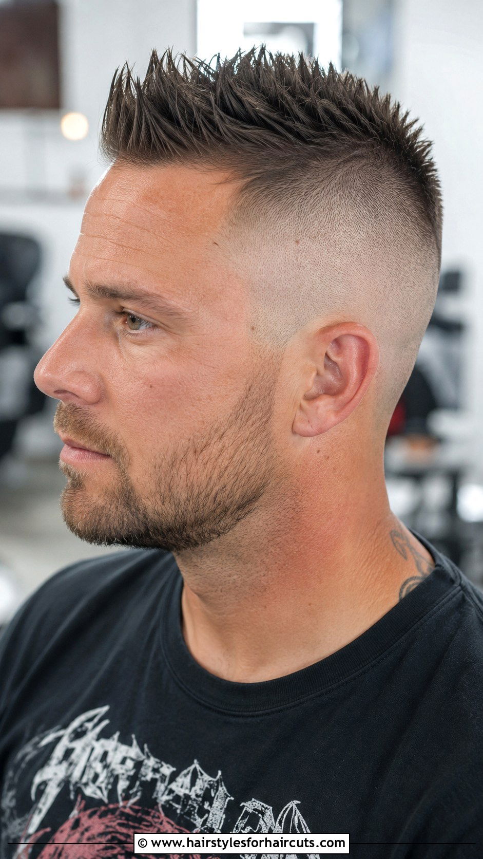 Short Mohawk - 25 pomade haircuts - 25 pomade haircuts